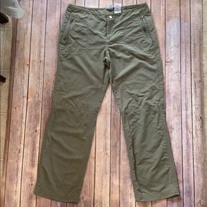 Columbia Titanium Omni Dry Nylon Pants Olive sz 12